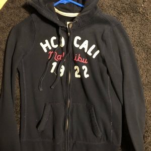 Hollister zip up sweatshirt